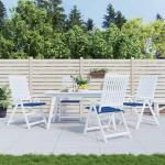 Royalblaue Quadratische Sitzkissen & Bodenkissen aus Polyester Outdoor 50x50 4-teilig 