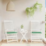 Grüne vidaXL Quadratische Sitzkissen & Bodenkissen aus Polyester Outdoor 40x40 2-teilig 