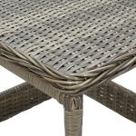 Braune Geflochtene Moderne Polyrattan Tische aus Polyrattan Breite 0-50cm, Höhe 0-50cm, Tiefe 0-50cm 