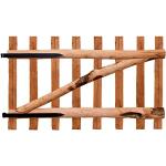 Rustikale vidaXL Holztore imprägniert aus Haselnussholz 