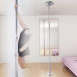 vidaXL Hochwertige Tanzstange Pole Dance 45mm verstellbare Höhe 224 - 275 cm