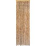 Braune vidaXL Bambusvorhänge mit Insekten-Motiv aus Bambus 
