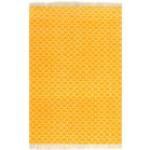 Gelbe Vintage vidaXL Kelim Teppiche aus Baumwolle 