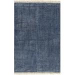 Blaue Vintage vidaXL Kelim Teppiche aus Baumwolle 
