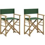 Grüne vidaXL Regiestühle aus Stoff Outdoor Breite 50-100cm, Höhe 50-100cm, Tiefe 0-50cm 2-teilig 