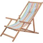 Bunte vidaXL Strandstühle aus Holz 