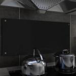 Reduzierte Schwarze vidaXL Küchenrückwände aus Glas Breite 0-50cm, Höhe 0-50cm, Tiefe 0-50cm 
