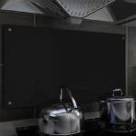 Schwarze vidaXL Küchenrückwände aus Glas Breite 0-50cm, Höhe 0-50cm, Tiefe 0-50cm 
