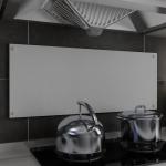 Weiße vidaXL Küchenrückwände aus Glas Breite 100-150cm, Höhe 100-150cm, Tiefe 0-50cm 