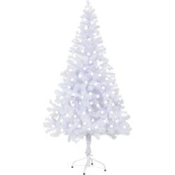 vidaXL Künstlicher Weihnachtsbaum mit LED & Ständer 120 cm 230 Zweige