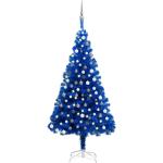 Blaue 150 cm LED-Weihnachtsbäume glänzend 