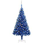 Blaue 240 cm LED-Weihnachtsbäume matt 