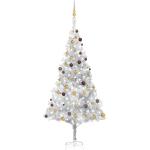 Silberne 240 cm vidaXL Künstliche Weihnachtsbäume matt aus Stahl 