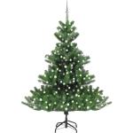 Grüne vidaXL LED-Weihnachtsbäume aus Stahl 
