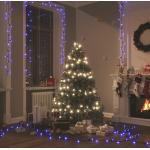 vidaXL LED Lichterketten mit Weihnachts-Motiv aus PVC 