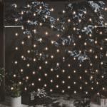 Weiße vidaXL Lichtervorhänge & Lichternetze mit Weihnachts-Motiv aus PVC 