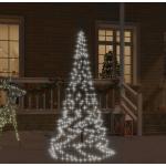 vidaXL Lichterbäume Außen mit Weihnachts-Motiv mit USB Anschluss 