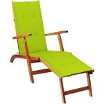 vidaXL Liegestühle aus Holz mit Armlehne 