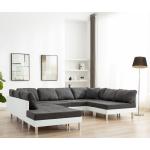 Weiße vidaXL Modulare Sofas & Sofa Module aus Kunstleder 