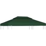 Ersatzdach Dachplane Pavilondach für Pavillon BURMA 300cm wasserdicht dunkelgrün 