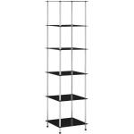 Reduzierte Schwarze Moderne Bücherregale aus Glas Breite 0-50cm, Höhe 150-200cm, Tiefe 0-50cm 