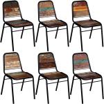 Retro vidaXL Gartenstühle & Balkonstühle aus Recyclingholz 