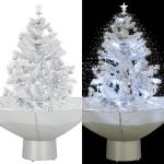 Weiße vidaXL Künstliche Weihnachtsbäume mit Schnee 