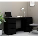 Schwarze Schreibtische mit kaufen günstig online Arbeitstische Schublade 
