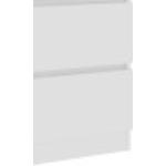 Weiße Minimalistische vidaXL Schubladenschränke mit Schublade Breite 0-50cm, Höhe 0-50cm, Tiefe 0-50cm 