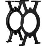 Schwarze Antike vidaXL Couchtisch-Gestelle aus Gusseisen 2-teilig 