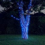 Blaue vidaXL Lichterketten Innen mit Weihnachts-Motiv 