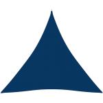 vidaXL Sonnensegel Oxford-Gewebe Dreieckig 3x4x4m Blau Sonnenschutz Windschutz 