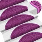 Violette vidaXL Stufenmatten & Stufenteppiche Matte aus Kunststoff 10-teilig 