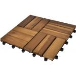 vidaXL Terrassenplatten & Terrassenfliesen aus Akazienholz 