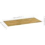 Rustikale vidaXL Rechteckige Tischplatten lackiert aus Massivholz Breite 50-100cm, Höhe 0-50cm, Tiefe 100-150cm 