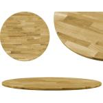 Rustikale vidaXL Runde Tischplatten lackiert aus Massivholz Breite 0-50cm, Höhe 0-50cm, Tiefe 0-50cm 