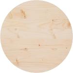 Reduzierte Hellbraune vidaXL Runde Esstische Holz aus Massivholz Breite 0-50cm, Höhe 0-50cm, Tiefe 0-50cm 