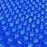 Blaue Runde Solarfolien aus PVC 