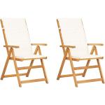 Hellbraune Gartenstühle & Balkonstühle aus Massivholz klappbar Breite 50-100cm, Höhe 100-150cm, Tiefe 50-100cm 2-teilig 