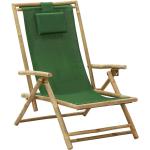 Grüne vidaXL Liegestühle aus Bambus Outdoor Breite 50-100cm, Höhe 50-100cm, Tiefe 50-100cm 