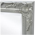 Reduzierte Silberne Antike vidaXL Wandspiegel aus Silber abgeschrägt 