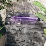 vidaXL Wasserfälle & Wasserfallbrunnen aus Acryl LED beleuchtet 