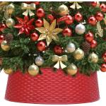 Rote vidaXL Weihnachtsbaumdecken aus Kunststoff 