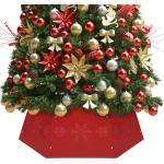 Rote vidaXL Weihnachtsbaumdecken aus Metall 