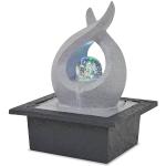 vidaXL Zimmerbrunnen mit LED Polyresin Dekobrunnen Springbrunnen Wasserspiel