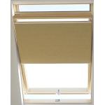 Vidella Dachfenster Thermoplissee thermolux universal passend 67 cm, beige, HCB-4 67