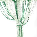 Reduzierte Grüne Fadenvorhänge mit Insekten-Motiv aus Polyester 