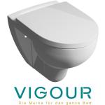Weiße Vigour clivia Wand-WCs 