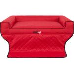 VIKI TRUNK Hobbydog Das Lager - Bett, Die Couch für einen Hund Zum Kofferraum, R2 - 100 x 80 x 20 cm, Rot