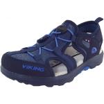Marineblaue Viking Outdoor-Sandalen aus Mesh atmungsaktiv für Kinder Größe 30 mit Absatzhöhe bis 3cm für den für den Sommer 